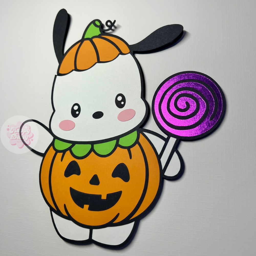 Kawaii Puppy Halloween Gift Card Holder