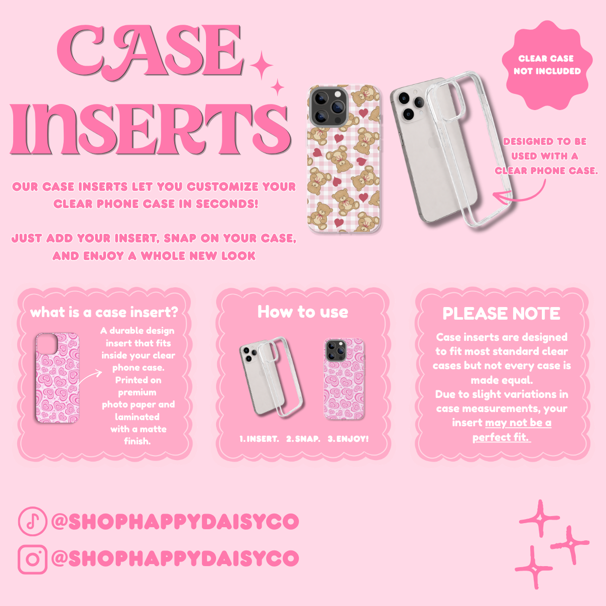 Colorful UFO Phone Case Insert