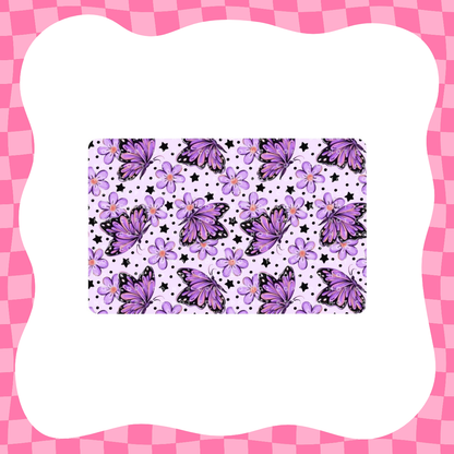 Purple Butterflies Card Skin