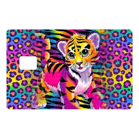 Y2K Colorful Tiger Card Skins