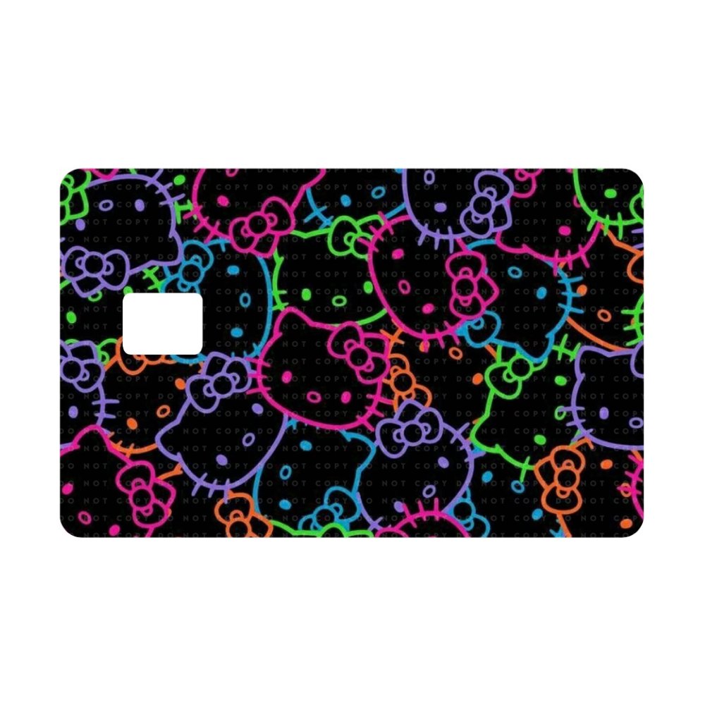 Neon Kitties Card Skin