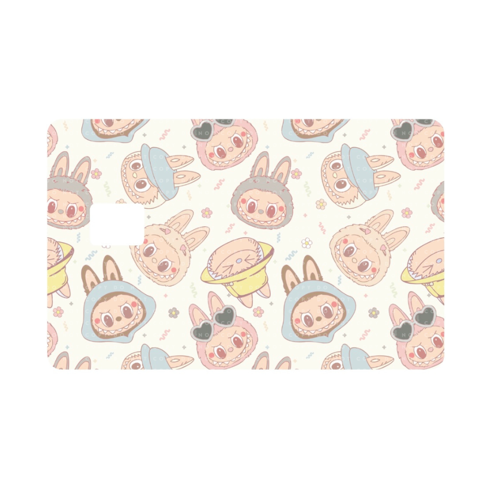 Monsters Pattern Card Skin