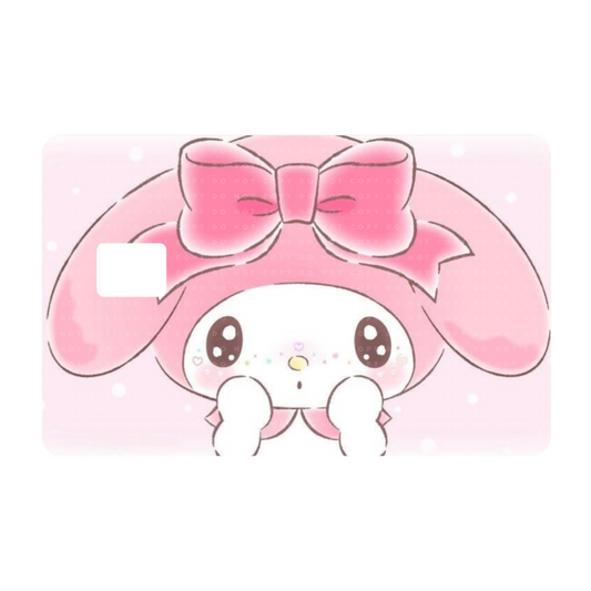 Kawaii Bunny Face Freckles Card Skins