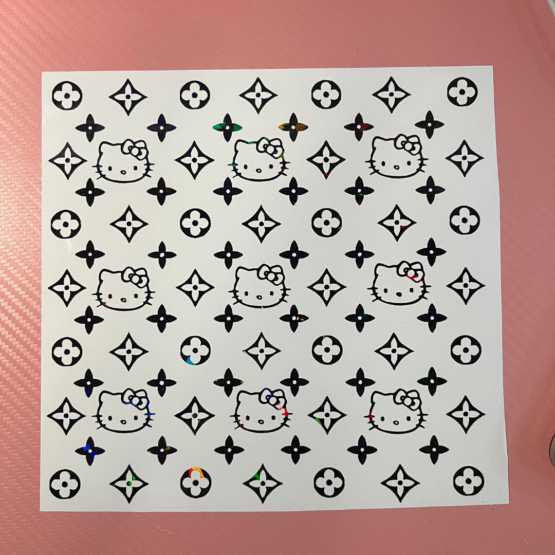 Kawaii Kitty Gas Tank Decal