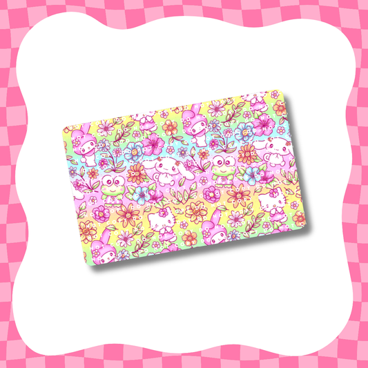 Floral Kitty Friends Card Skin