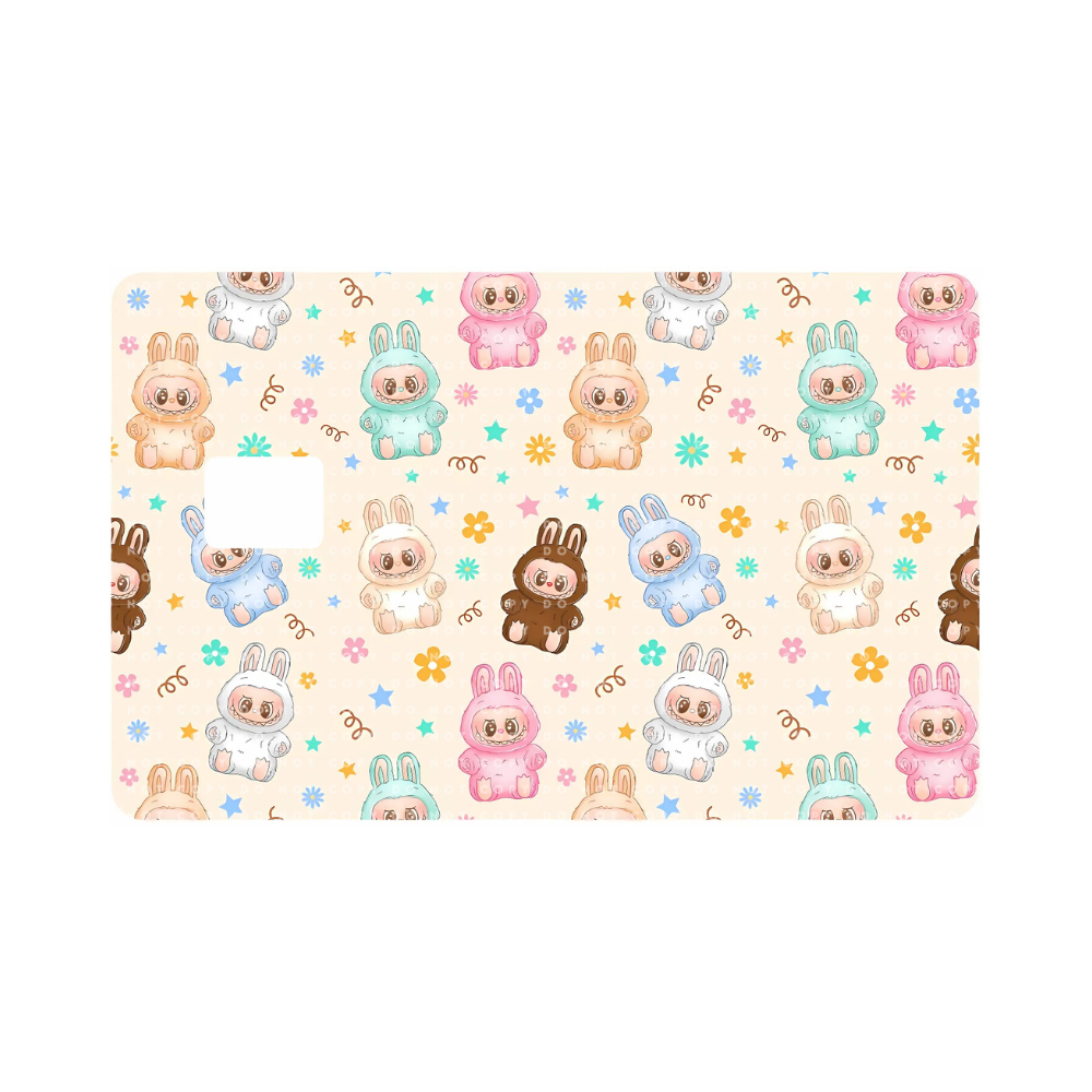 Monsters Take a Seat Card Skin