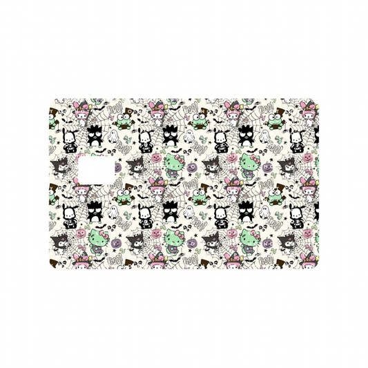 Halloween Kawaii Characters Card Skin