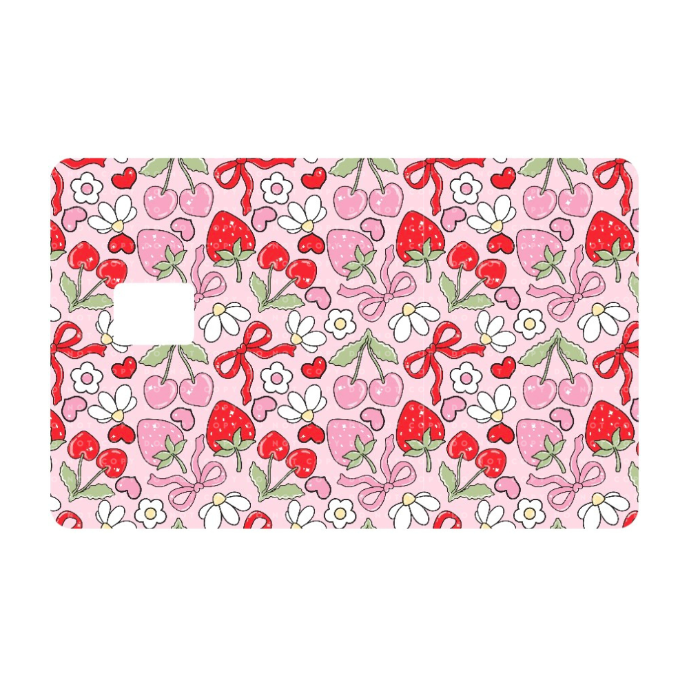 Cherries and Bows Card Skin