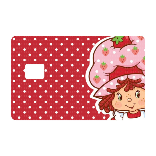 80s Strawberry Girl Card Skin