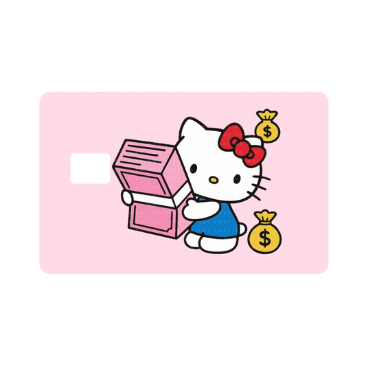 Kawaii Kitty Money Card Skin