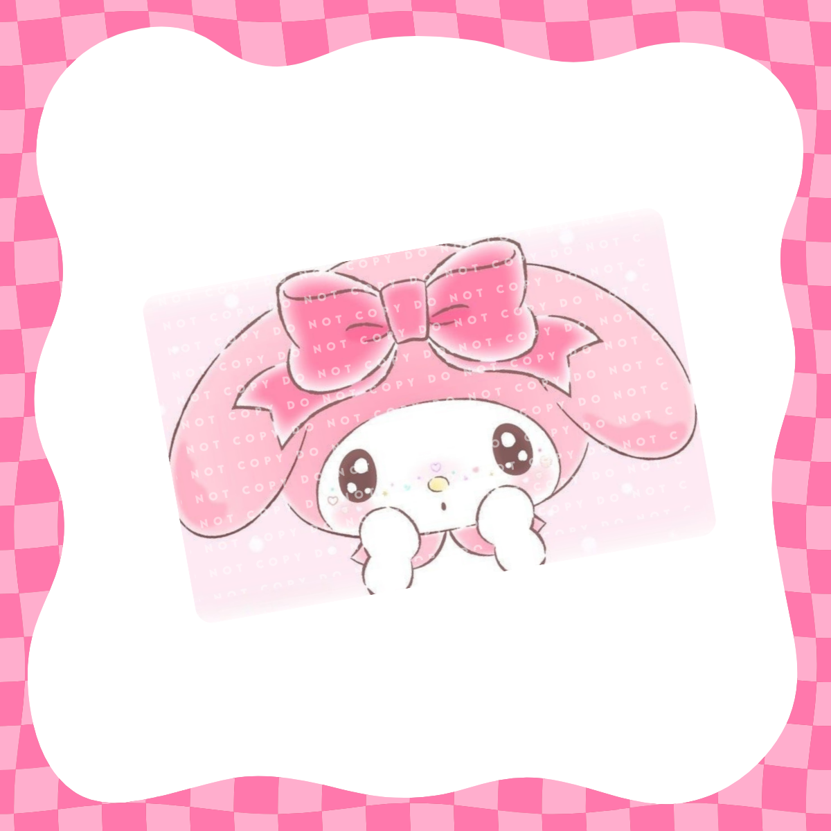 Kawaii Bunny Face Freckles Card Skins