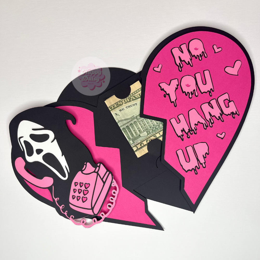 Ghost Face Gift Card Holder