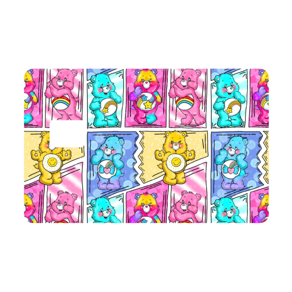 Neon Bears Card Skin
