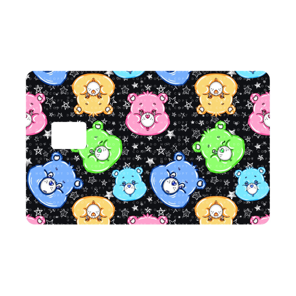 Colorful Bears Card Skin