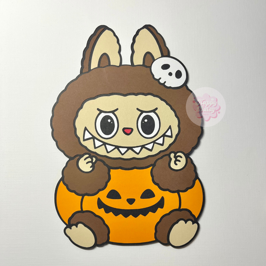 Pumpkin Monster Halloween Gift Card Holder
