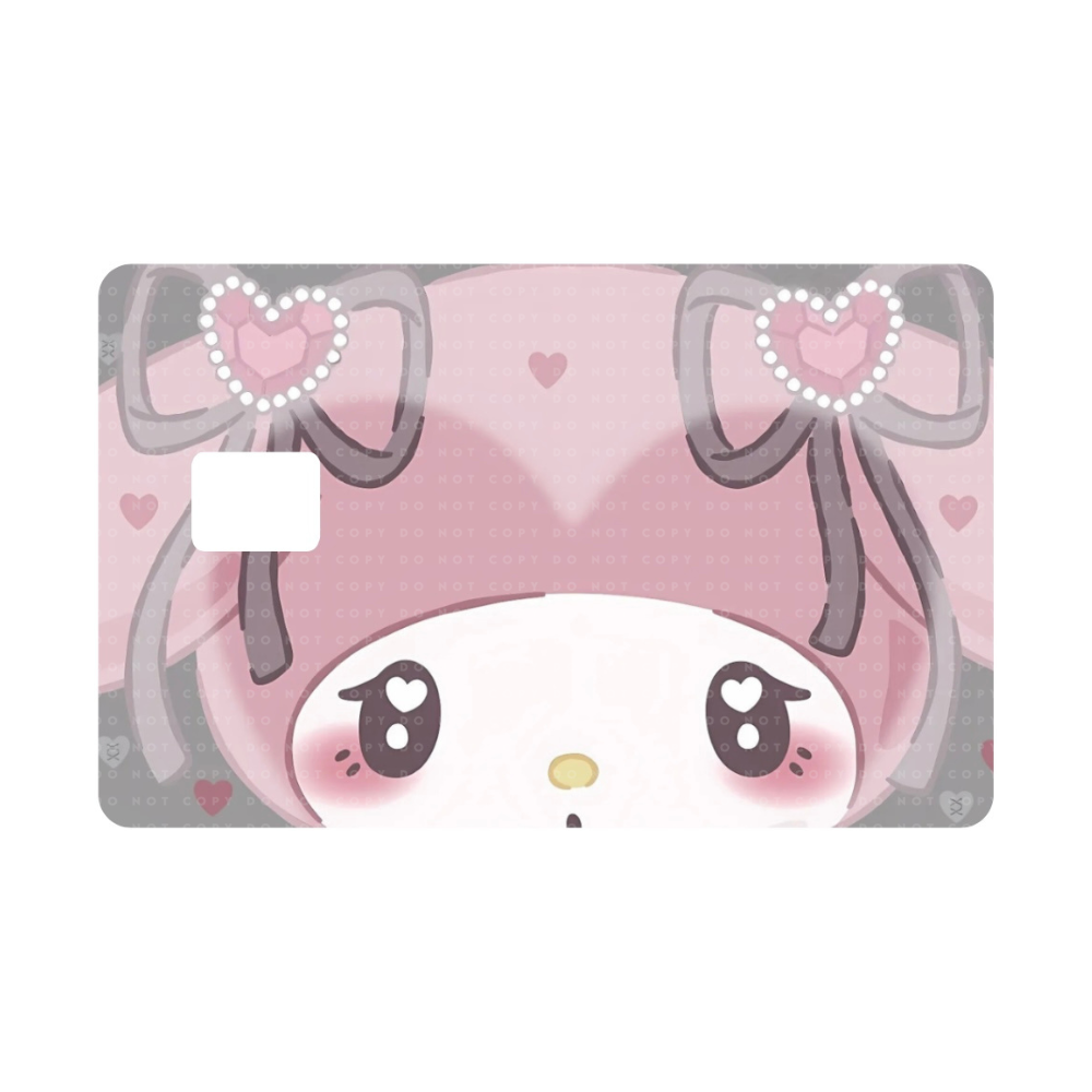 Coquette Kawaii Bunny Card Skin