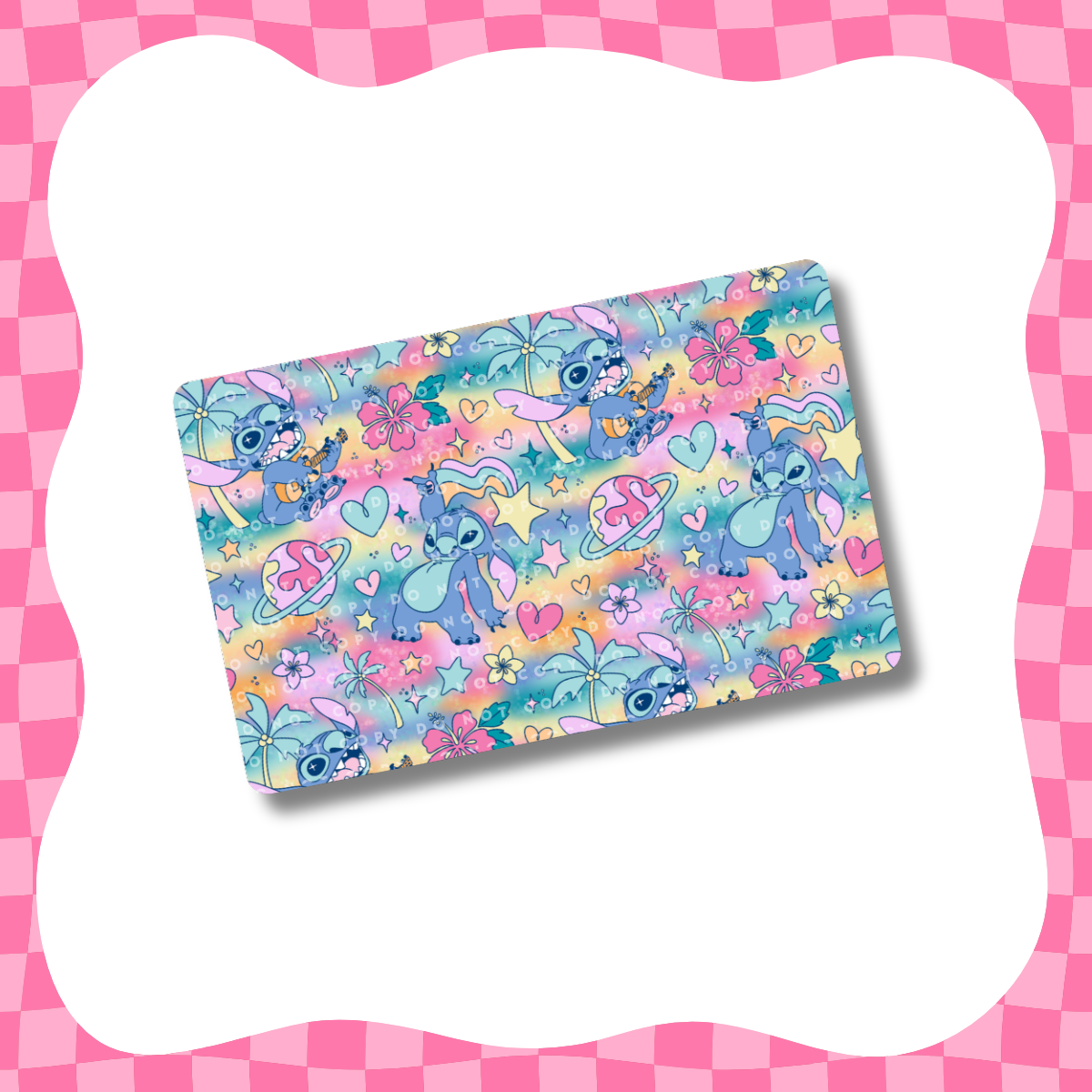 Blue Alien Planet Card Skin