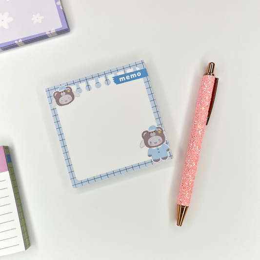 Kawaii Puppy Memo Pad