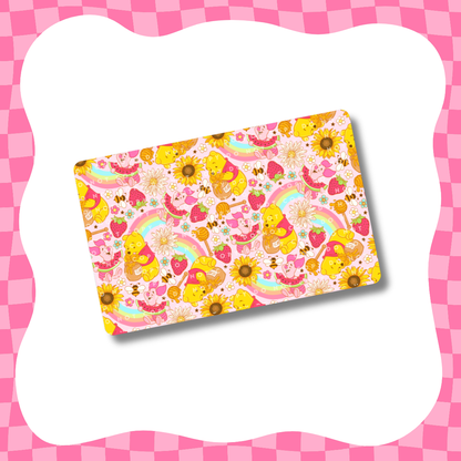 Colorful Spring Hunny Bear Card Skin