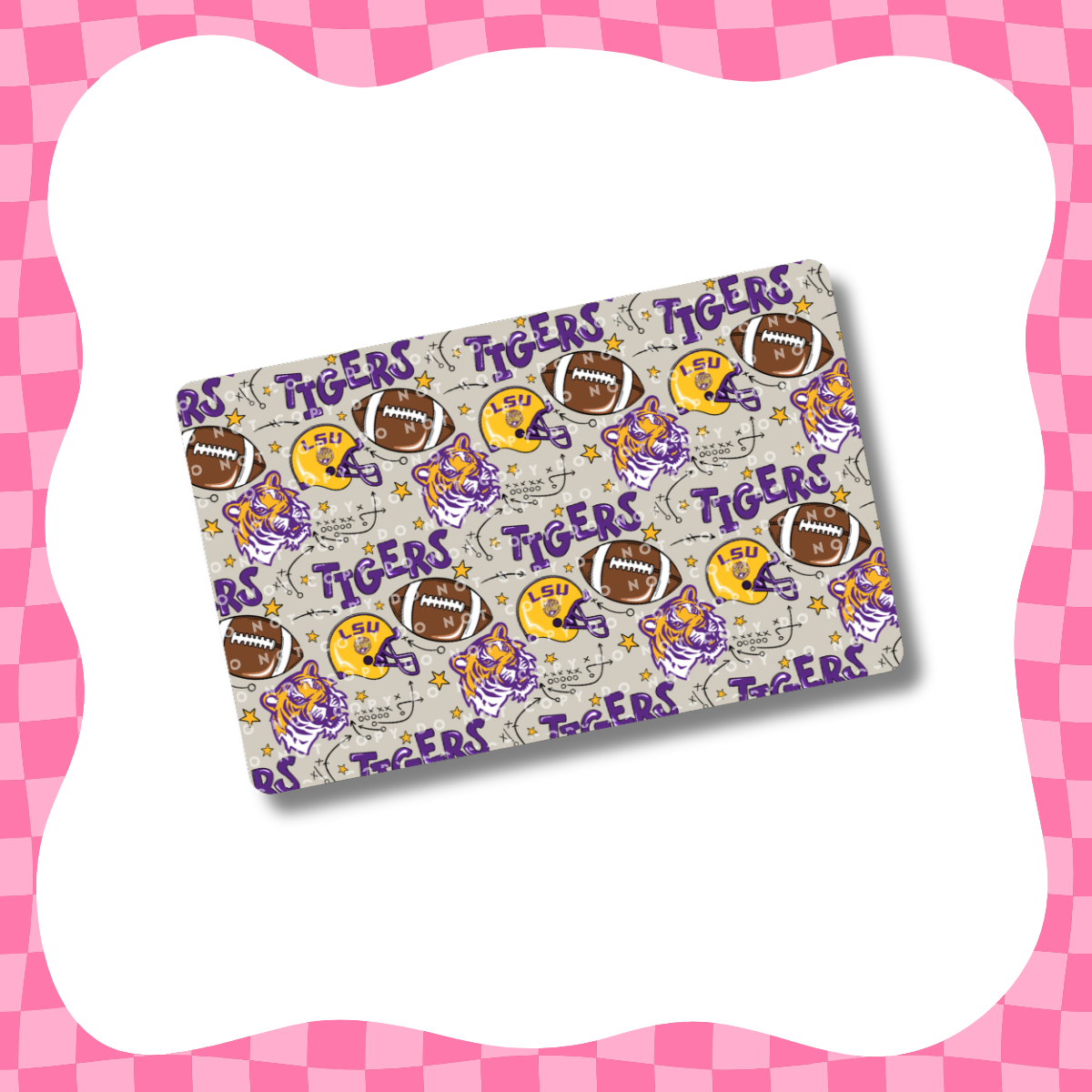 L S U Tigers Card Skin