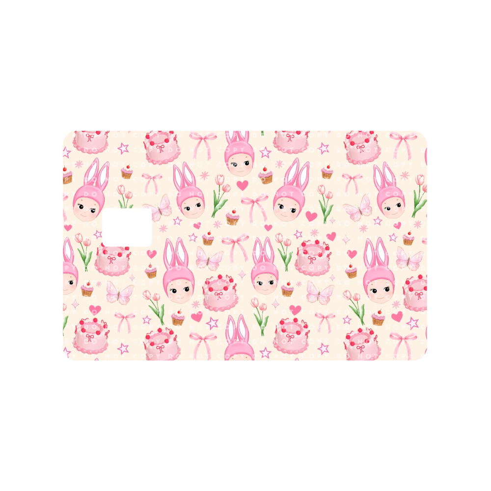 Coquette Angel Baby Card Skin