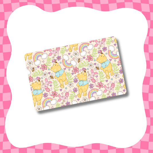 Pastel Spring Hunny Bear Card Skin