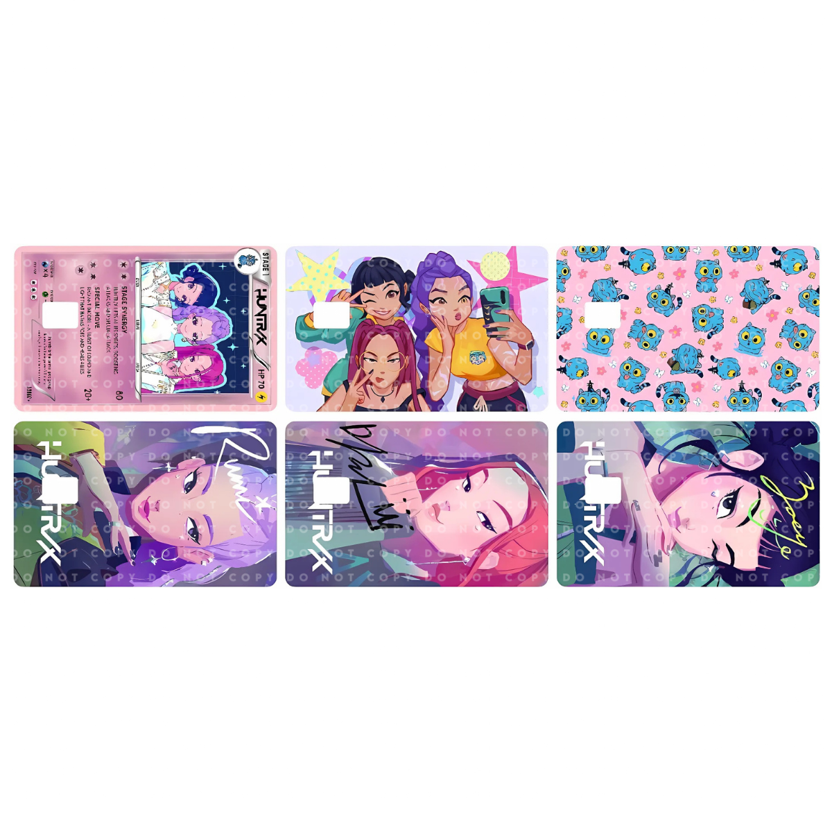 K Pop Huntrix Card Skins
