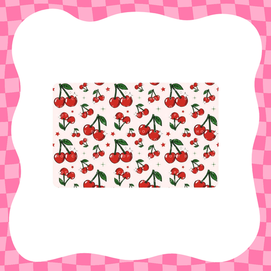 Pink Cherries Card Skin