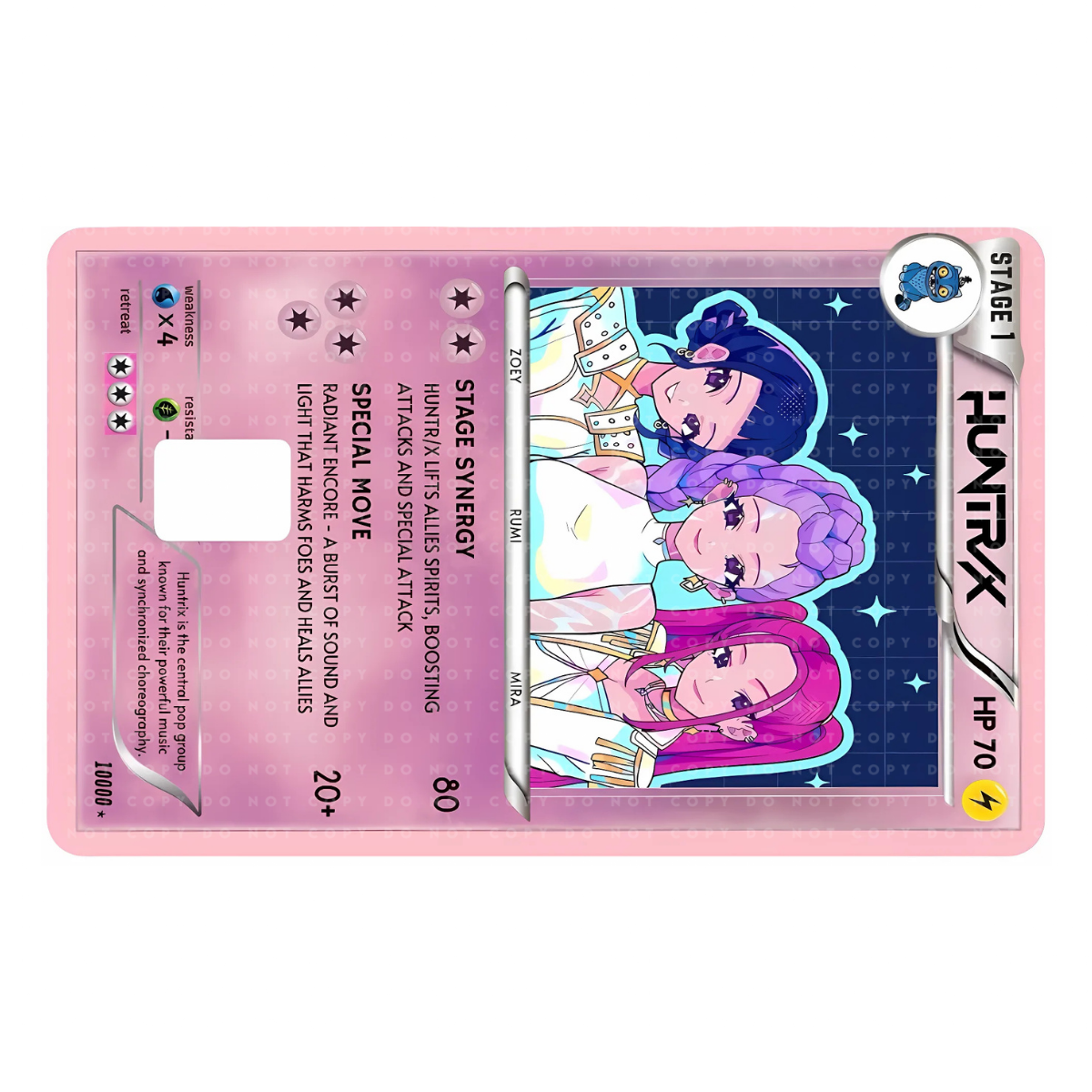 K Pop Huntrix Card Skins