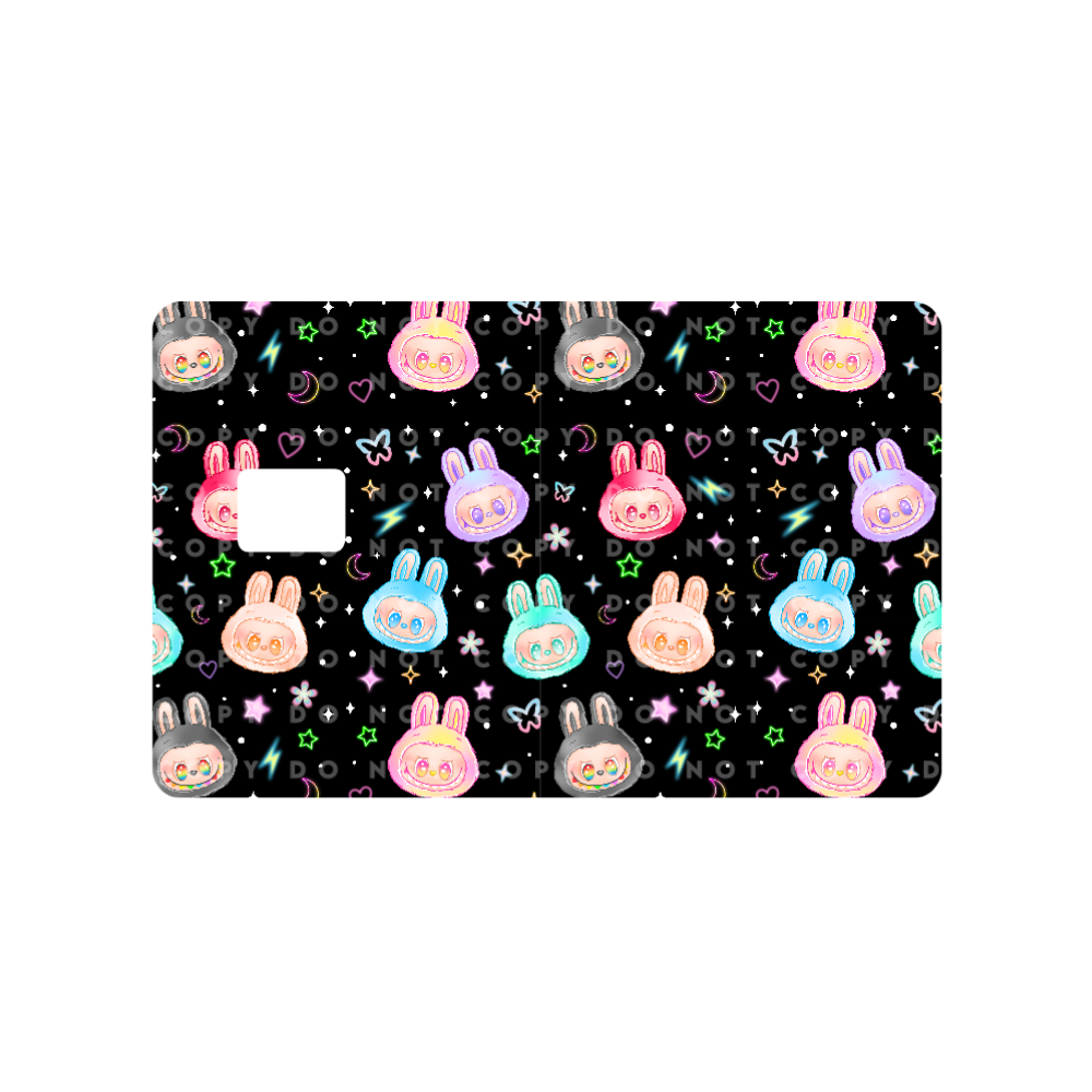 Colorful Monsters Card Skin