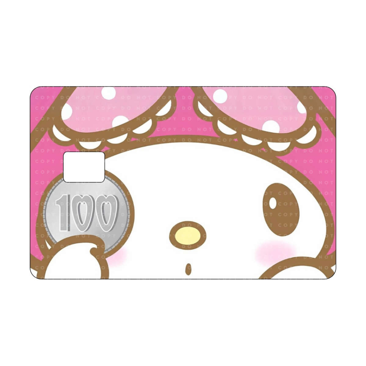 Kawaii Bunny Coin Card Skin