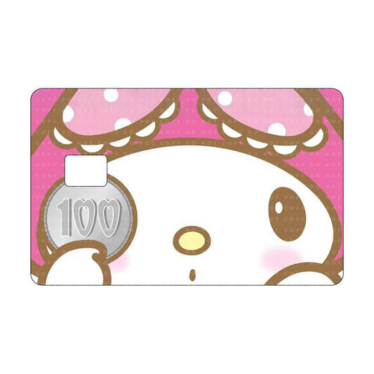 Kawaii Bunny Coin Card Skin