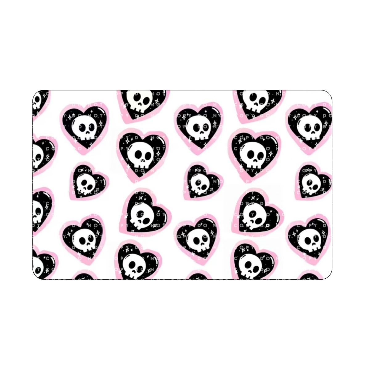 Skull Hearts Card Skin