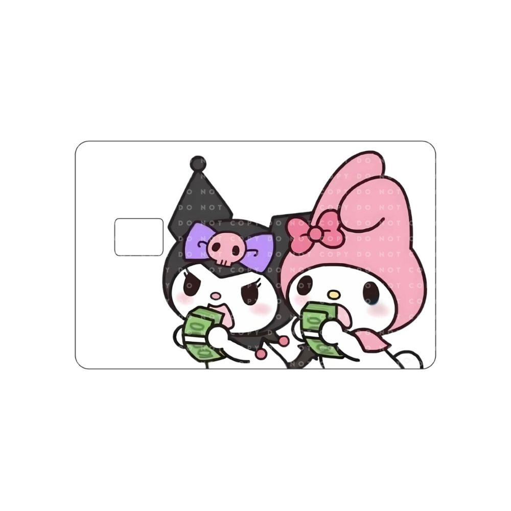 Kawaii Bunnies Money Card Skin