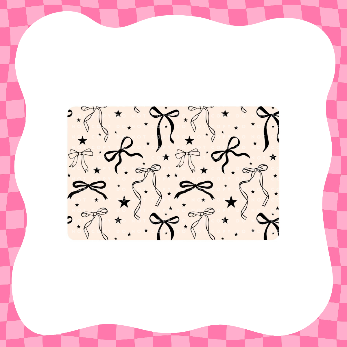 Black Bows Card Skin