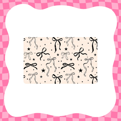 Black Bows Card Skin