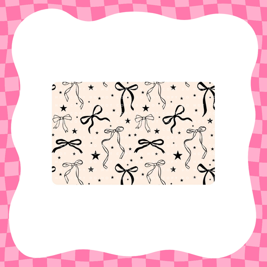 Black Bows Card Skin