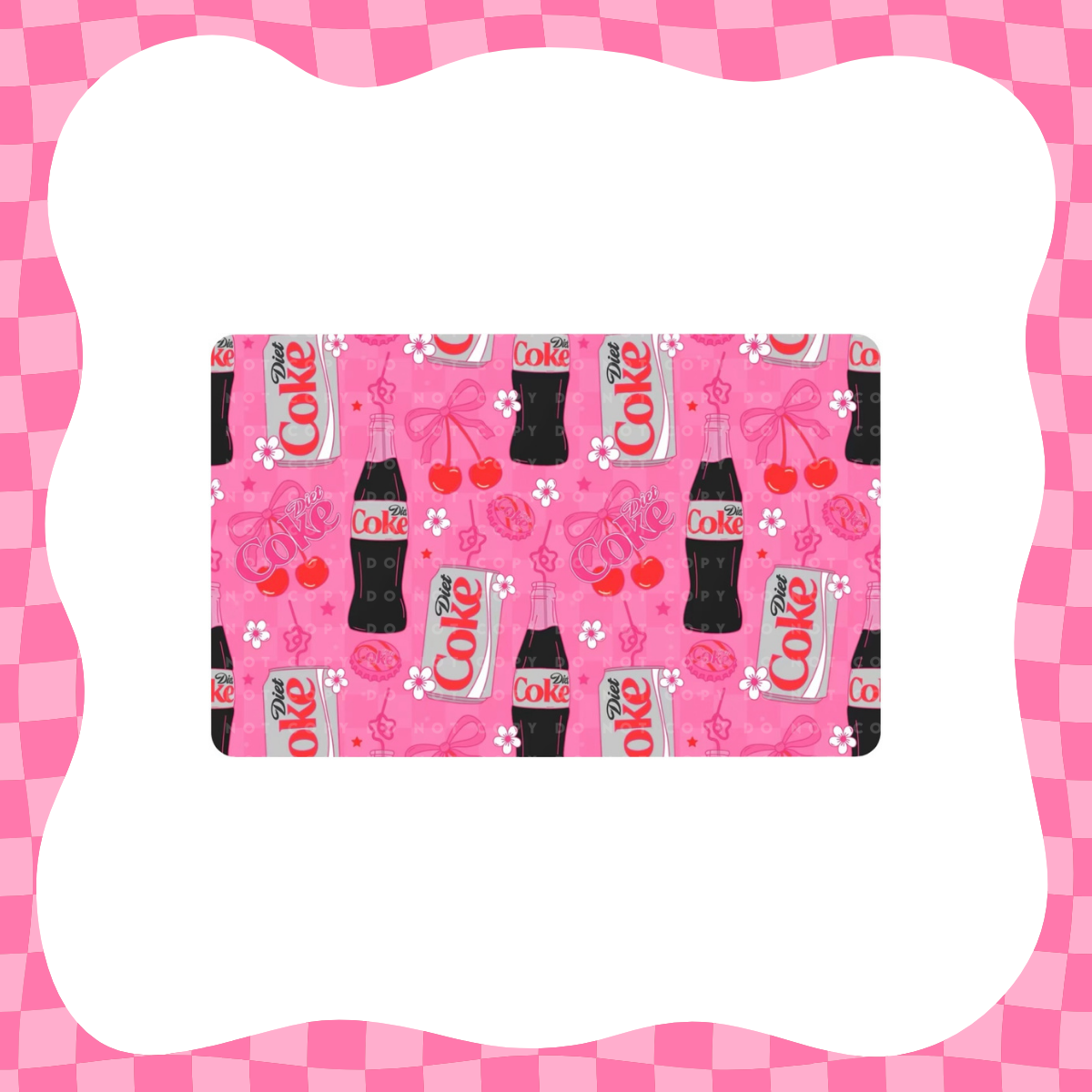 Diet Soda Pink Card Skin