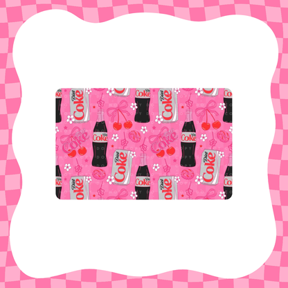 Diet Soda Pink Card Skin