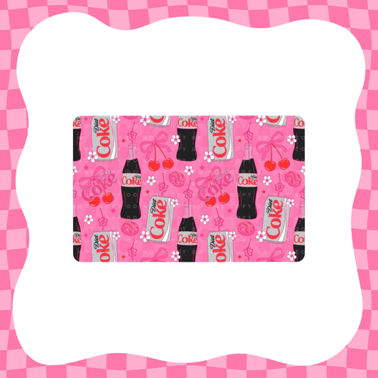 Diet Soda Pink Card Skin