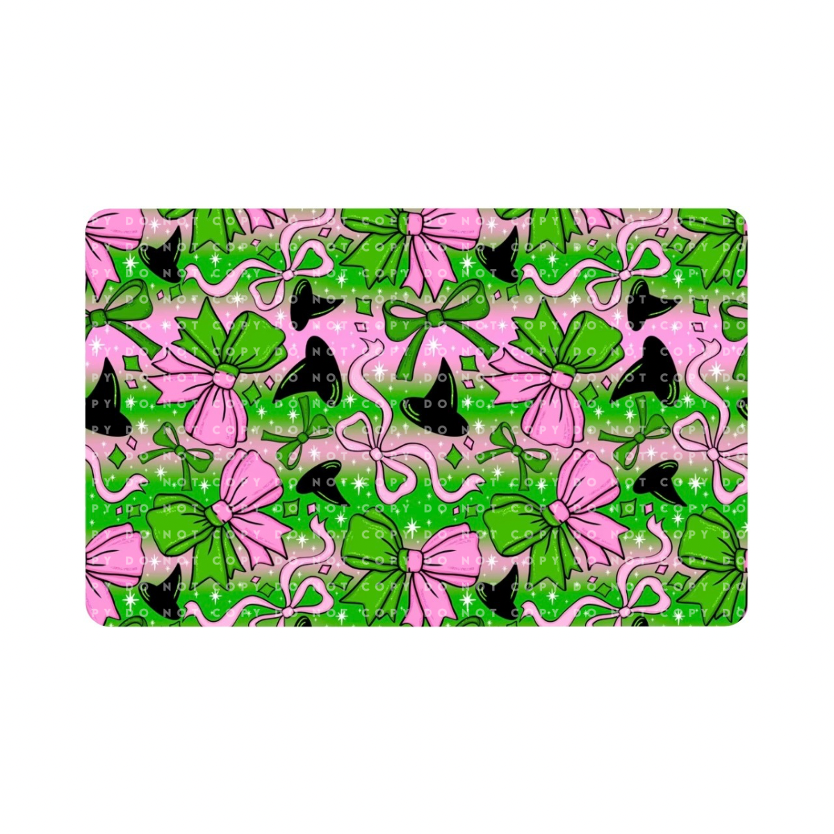 Wicked Themed Bows Card Skin