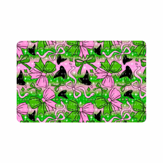 Wicked Themed Bows Card Skin