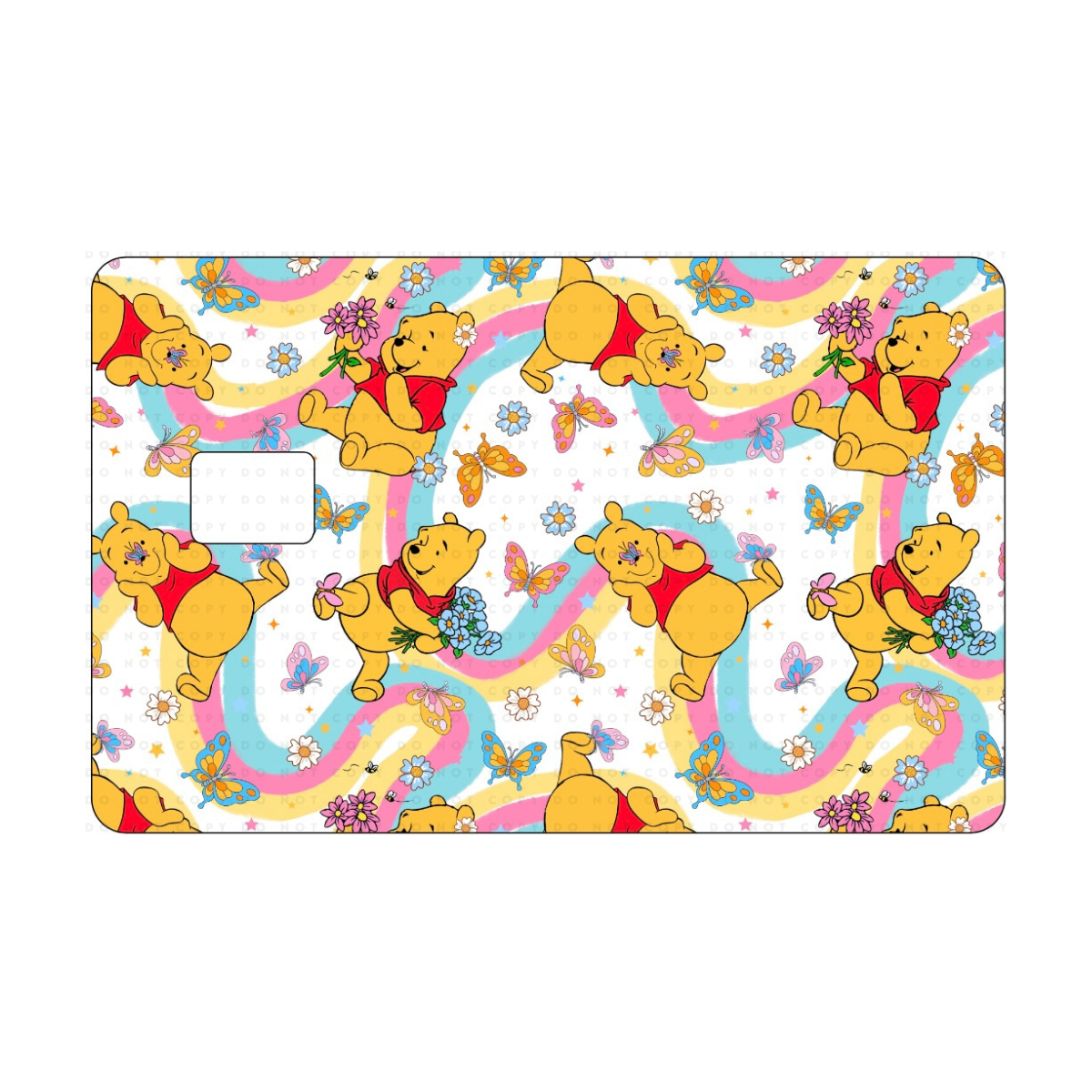 Hunny Bear Swirl Card Skin