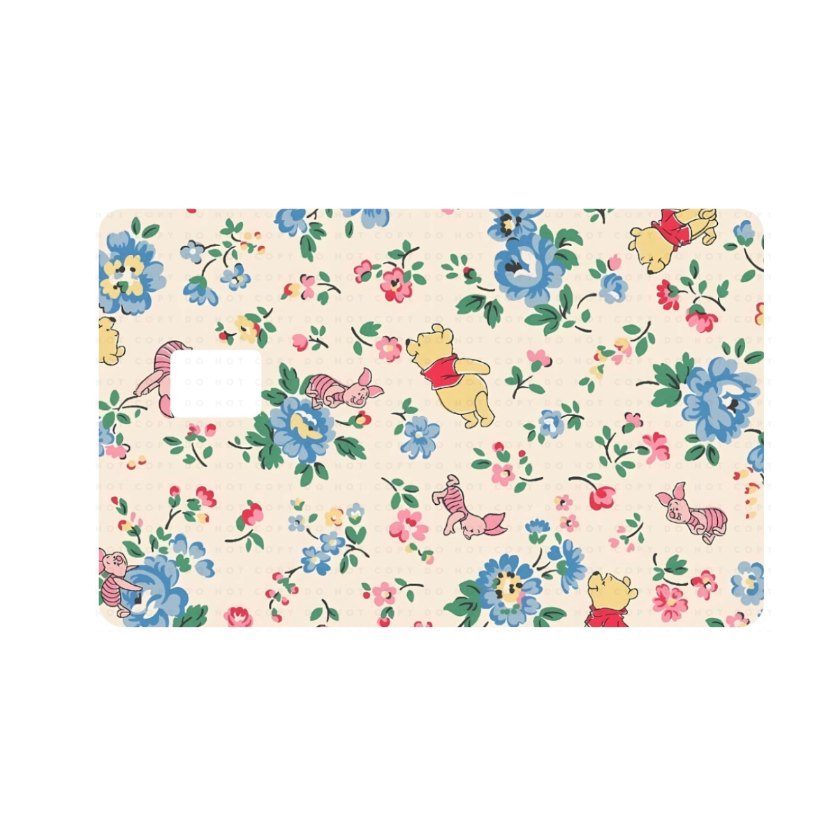 Floral Hunny Bear Card Skin