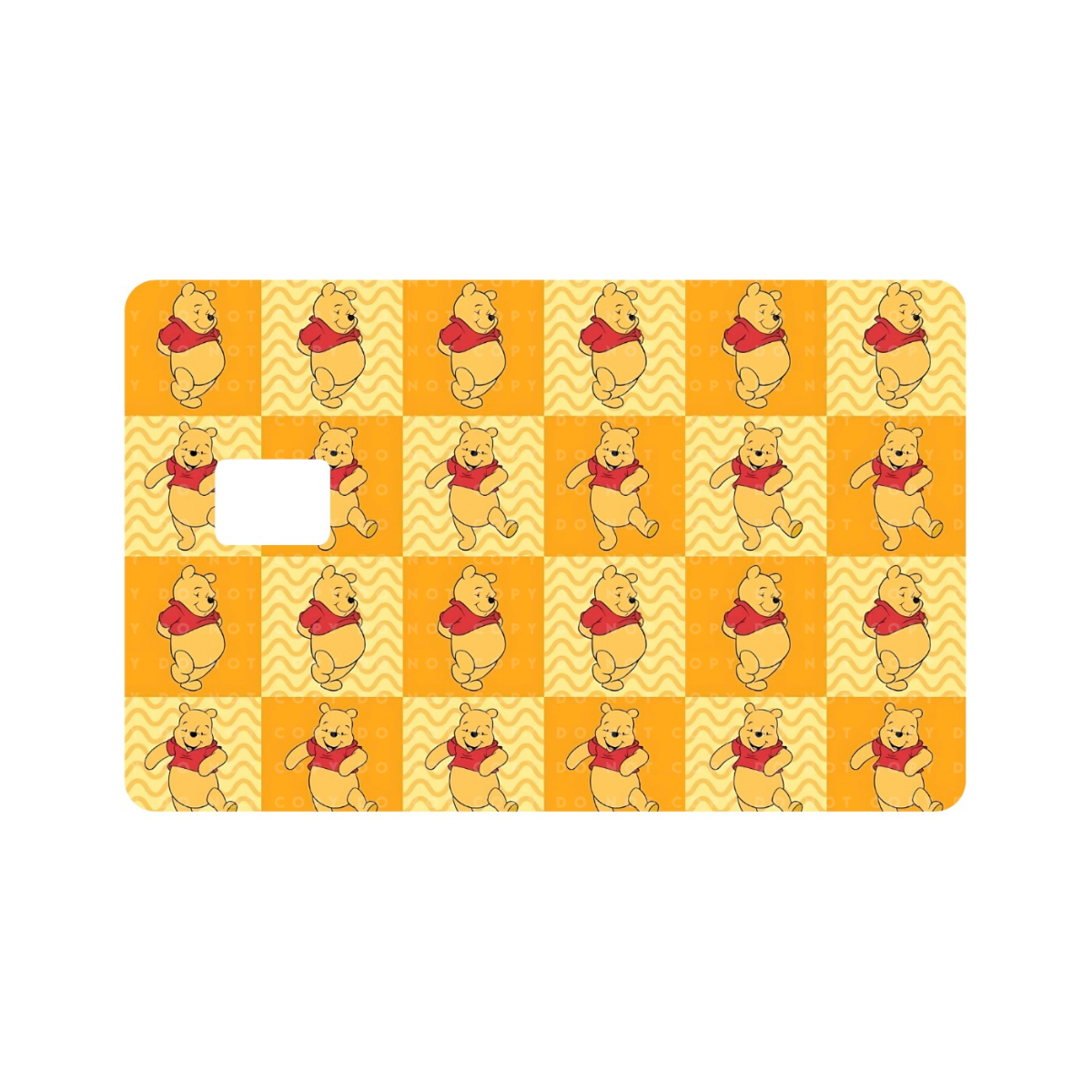 Hunny Bear Pattern Card Skin