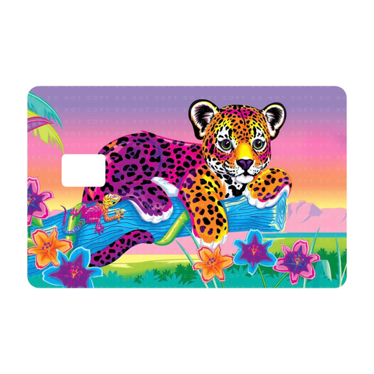 Y2K Colorful Leopard Card Skin