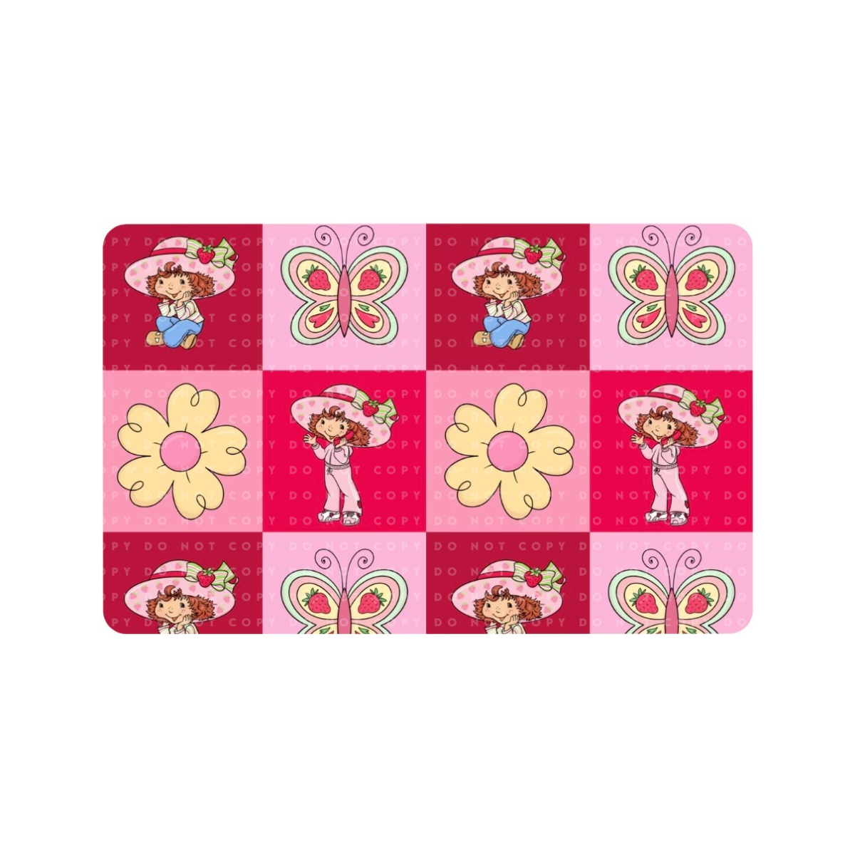 Butterfly Strawberry Card Skin