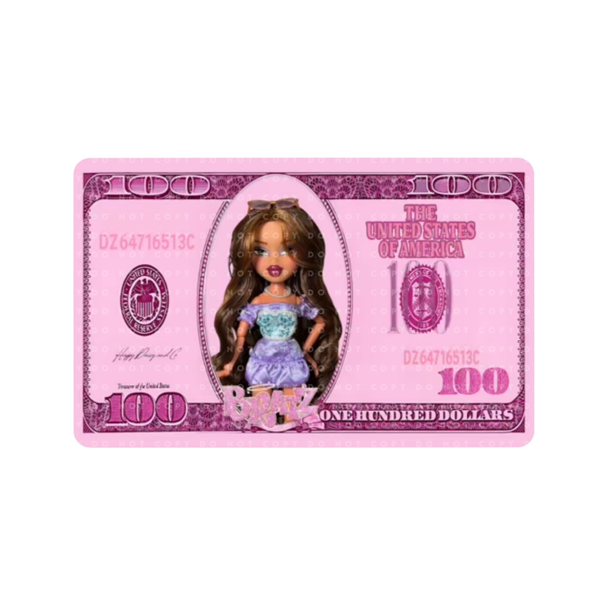 Dollz 100 dollar Card Skin