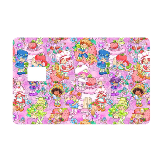 Strawberry Girl and Friends Card Skin