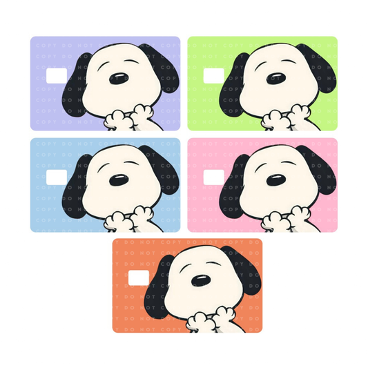 Colorful Cute Pup Card Skin